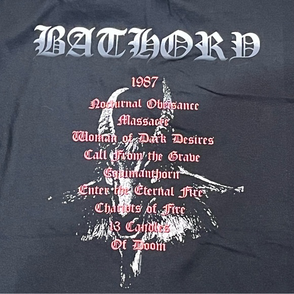 Authentic BATHORY Under The Sign Of The Black Mark Long Sleeve T-Shirt S-2XL NEW - Picture 4 of 7